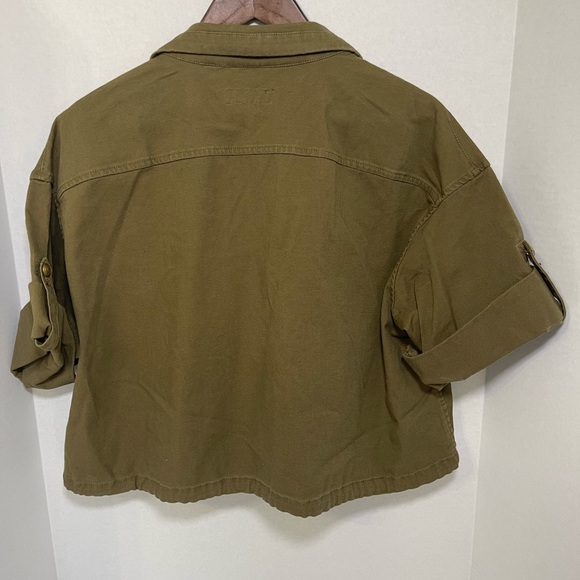 Olive Ralph Lauren light crop jacket - Picture 4 of 5